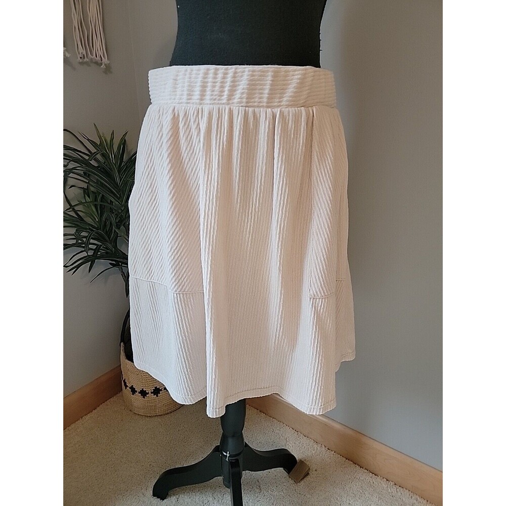 Gilli Zayan Skirt NWT Size Large, Lined, Pockets, Elastic Waist